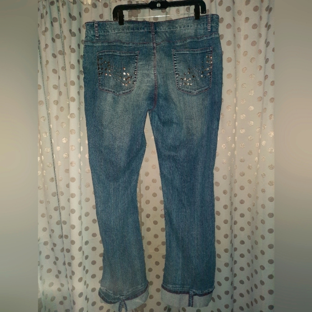 APOLLO Jeans Studded Pockets Cuffed 21/22